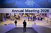 Attendees arrive at the conference center during the 56th World Economic Forum (WEF) in Davos, Switzerland, on Jan. 20. [EPA/YONHAP]
