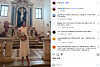 Pictures of actor Rhee Min-jung taken in front of a sculpture of Jesus inside a church in Venice uploaded on the actor's Instagram account [SCREEN CAPTURE]
