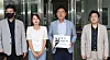 This undated file photo shows Democratic Party officials presenting a complaint over a controversial Seoul-Yangpyeong expressway project to the Corruption Investigation Office for High-ranking Officials. [YONHAP]