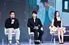 The cast of the Netflix original series “Boyfriend on Demand” answers questions during a press conference at the JW Marriott Dongdaemun Square Seoul in central Seoul on Feb. 26. [DANIELA GONZALEZ PEREZ]