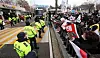 Supporters of President Yoon Suk Yeol protest on Jan.16 outside the Seoul Detention Center in Uiwang, Gyeonggi, where he is being held when not undergoing questioning. [JOINT PRESS CORPS]