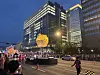A parade to celebrate the grand finale of Netflix's global hit series ″Squid Game″ (2021-) was held in central Seoul on June 28. The image features the piggy bank filled with the deadly survival competition's prize money from the show. [KIM JI-YE]
