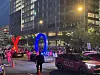A parade to celebrate the grand finale of Netflix's global hit series ″Squid Game″ (2021-) was held in central Seoul on June 28. The image features a float that represents the O/X vote that appeared in the second and third seasons of ″Squid Game.″ [KIM JI-YE]