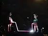 A parade to celebrate the grand finale of Netflix's global hit series ″Squid Game″ (2021-) was held in central Seoul on June 28. The image features the jumping rope game with Young-hee and Cheol-su in the final season of the show. [KIM JI-YE]