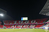 A large-scale card stunt is displayed at Goyang Stadium in Goyang, Gyeonggi, during a 2026 World Cup qualifier between Korea and Jordan on March 25. [KFA]