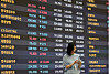 Stocks are shown on a screen at the Korea Exchange's public relations center in Yeouido, western Seoul, on Sept. 15. [YONHAP]