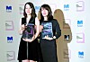Winner of the 2016 Man Booker International prize for fiction Han Kang, right, with her translator who shares the prize, Deborah Smith, pose for the media following the award ceremony in London on May, 16, 2016. [AP/YONHAP]