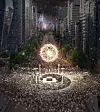 A glowing orb rises from the center of Sejong-daero, downtown Seoul, in a rendered image shared by the Seoul city government Tuesday. [SEOUL METROPOLITAN GOVERNMENT]