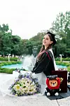 Ellada Charatsidou poses for a graduation photo at Kyung Hee University. [CHARATSIDOU ELLADA]
