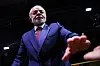 Brazil's President Luiz Inacio Lula da Silva attends a ceremony highlighting the accomplishments of his Federal Government in its first two years, in Brasilia, Brazil on April 3. [REUTERS/YONHAP]