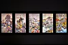 ″Cartoon-Folding Screen I″ (2018) by Lee Lee-nam [OSAN MUSEUM OF ART]