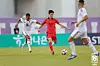 Lee Jae-sung in action during a friendly between Korea and Iraq at New York University's Abu Dhabi campus in the United Arab Emirates on Saturday. [NEWS1]