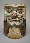 A copper-breaking post depicting a halibut-like sea monster by the Kwakwaka'wakw tribe before 1900 [NATIONAL MUSEUM OF KOREA]