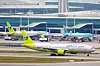 A Jin Air airplane is seen at Incheon International Airport on July 13. [YONHAP]
