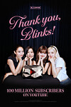 A poster of Blackpink with their Red Diamond Creator Award [YG ENTERTAINMENT]