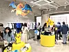 Customers browse items at fashion brand 8seconds' pop-up store themed around Japanese animation Pokémon in Seongsu-dong, eastern Seoul, on April 14. [YOON SEUNG-JIN]