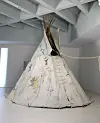 A tipi from the Lakhota tribe circa 1880 [NATIONAL MUSEUM OF KOREA]