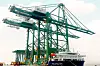 A port crane manufactured by Doosan Vina and delivered to India [DOOSAN VINA]