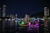 Kayakers are seen during the Starry Suyeong River (LED Kayak Experience Under the Stars) festival in Busan last year [BUSAN TOURISM ORGANIZATION]