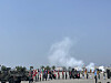 A gun salute takes place during a ceremony marking the 75th anniversary of the establishment of the U.S-led multinational U.N. Command in Pyeongtaek, on July 8. [YONHAP]