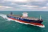 A container carrier built by Samsung Heavy [HD KOREA SHIPBUILDING & OFFSHORE ENGINEERING]