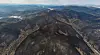 A mountain ridge is seen charred after the Uiseong fire swept through the area in North Gyeongsang on March 28. [YONHAP]