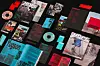 The album components for J-Hope's solo EP, “Hope on the Street Vol. 1” (2024), designed by Ordinary People [ORDINARY PEOPLE]