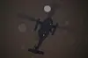 A military helicopter flies to the National Assembly building in western Seoul late Tuesday night after President Yoon Suk Yeol declared emergency martial law that day. [NEWS1]