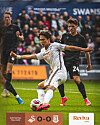 The Championship match between Swansea City and Stoke City ended in a goalless draw on Saturday. [SCREEN CAPTURE]