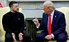 U.S. President Donald Trump meets with Ukrainian President Volodymyr Zelensky at the White House in Washington, D.C., U.S., on Feb. 28. [REUTERS/YONHAP]