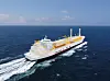 A bird's-eye view of Hanwha Ocean's liquefied natural gas carrier [HANWHA OCEAN]