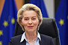 European Commission President Ursula von der Leyen attends a European Commission College meeting in Brussels, Belgium, on May 14. [EPA/YONHAP]
