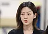 The late actor Kim Sae-ron at the Seoul Central District Court in southern Seoul on April 5, 2023 [YONHAP]