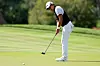 C.T. Pan putts on the seventh green during the second round of The Players Championship on the Stadium Course at TPC Sawgrass in Ponte Vedra Beach, Florida on Friday. [GETTY IMAGES]