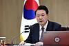 President Yoon Suk Yeol speaks at a Cabinet meeting at the presidential office in Yongsan District, central Seoul, on Oct. 14. [PRESIDENTIAL OFFICE]