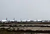 Aircraft belonging to Israel's state carrier El Al and Israir among other airlines, are parked at Larnaca International Airport, in Larnaca, Cyprus, on June 16. [REUTERS/YONHAP]