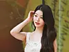Singer Jang Won-young of girl group IVE in eastern Seoul on April 16 [NEWS1]