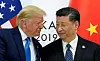 U.S. President Donald Trump meets with China's President Xi Jinping at the start of their bilateral meeting at the G20 leaders summit in Osaka, Japan, on June 29, 2019. [REUTERS/YONHAP]