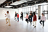 Children take dance lessons at SM Universe for the SMile WoW education program. [SM ENTERTAINMENT]