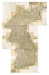 This 1861 copy of the Daedongyeojido, or a woodblock map of the Korean Peninsula by cartographer Kim Jeong-ho, has been submitted for the monthly Seoul Auction on Feb. 18. [SEOUL AUCTION]