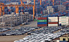 Containers are seen piled up at a port in Pyeongtaek, Gyeonggi, on Nov. 6. [NEWS1]