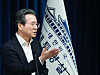 Kim Yong-beom, director of national policy, answers questions from reporters at the presidential office in central Seoul on July 31. [YONHAP]