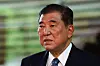 Japan's Prime Minister Shigeru Ishiba speaks to media after a meeting with incoming Agriculture, Forestry and Fisheries Minister Shinjiro Koizumi (not in picture) at his official residence in Tokyo, Japan, May 21, 2025. [REUTERS/YONHAP]