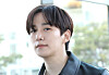 Singer and actor Lee Jun-ho of boy band 2PM arrives at the Incheon International Airport on Nov. 7 [NEWS1]