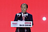 People Power Party interim leader Hwang Woo-yea speaks during a national convention held at Kintex in Goyang, Gyeonggi, on July 23, 2024. [NEWS1]