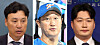 From left: Baseball players Lee Seung-yuop, Lee Dae-ho and Oh Seung-hwan [JOONGANG ILBO]
