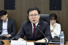 Trade Minister Yeo Han-koo speaks at a trade strategy meeting in Seoul on Dec. 10, 2025, in this photo provided by his office.[MINISTRY OF TRADE, INDUSTRY AND RESOURCES]
