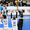 Cheonan Hyundai Capital Skywalkers outside hitter Leonardo Leyva attacks during the V League game against the Daejeon Samsung Bluefangs at Ryu Gwansun Gymnasium in Cheonan, South Chungcheong, on Feb. 1. [NEWS1]