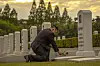 North Korean leader Kim Jong-un visits the grave of Hyon Chol-hae, his mentor during his successor training years, to mark the third anniversary of his death on May 18, according to the Korean Central News Agency. [YONHAP]