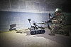 A soldier from the 2nd Infantry Division/South Korean-U.S. Combined Division deploy an unmanned robot to navigate and search a subterranean facility during the South Korea-U.S. underground facility response drill in Paju, Gyeonggi, on March 17, as part of this year's Freedom Shield field training drills. [ROK ARMY]